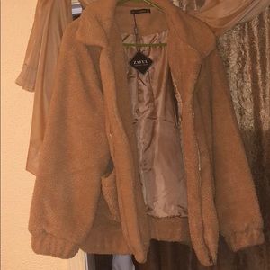Tan puffy jacket